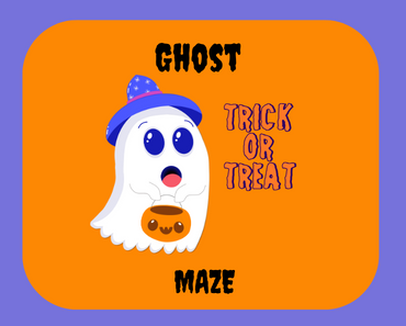 Halloween Ghost Maze for Kids