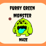 Halloween Furry Green Monsters Maze Thumbnail