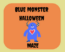 Blue Monster Halloween Maze for Kids