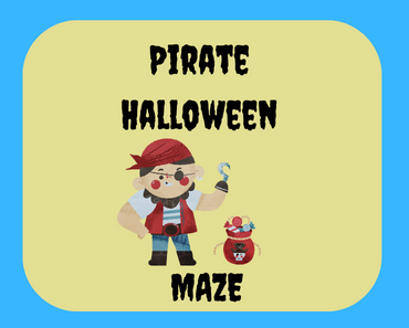 Pirate Halloween Maze for Kids