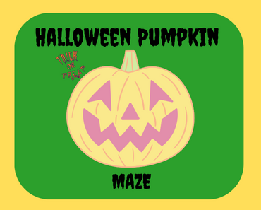 Pumpkin Halloween Maze for Kids