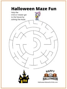 Witch Halloween Maze